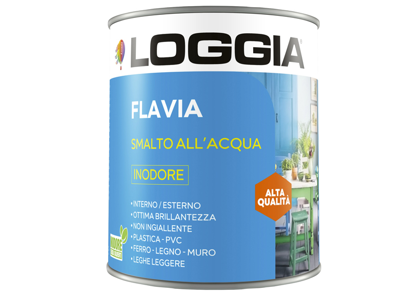 Smalto ecocompatibile all'acqua, atossico, inodore