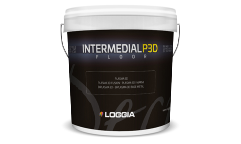 Intermediate colourable primer for use as a primer coat on floors or wood prior to 3D plasma