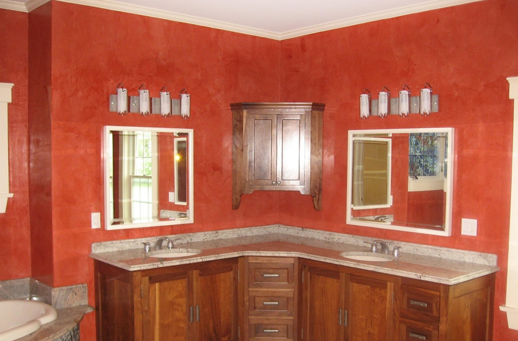 Plasmatore Italiano: Angelo Lepore creazione Riqualificazione pareti bagno stucco veneziano