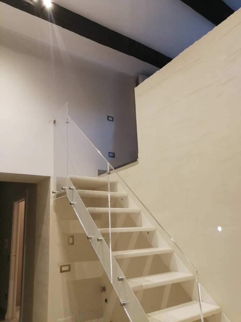 Plasmatore Italiano Antonio Saccoia Decor Wall e floor: Infinito – scala in Plasma 3D