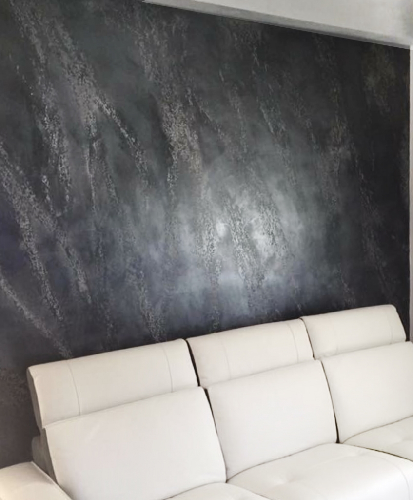 Plasmatore italiano Paolo Grivellaro: Decor wall realizzata con INFINITO